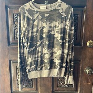 Universal Thread Camo Sweatshirt - Gray and Tan
